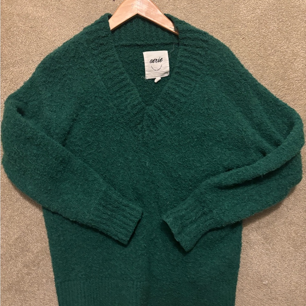 Aerie Green Women's Sweater
